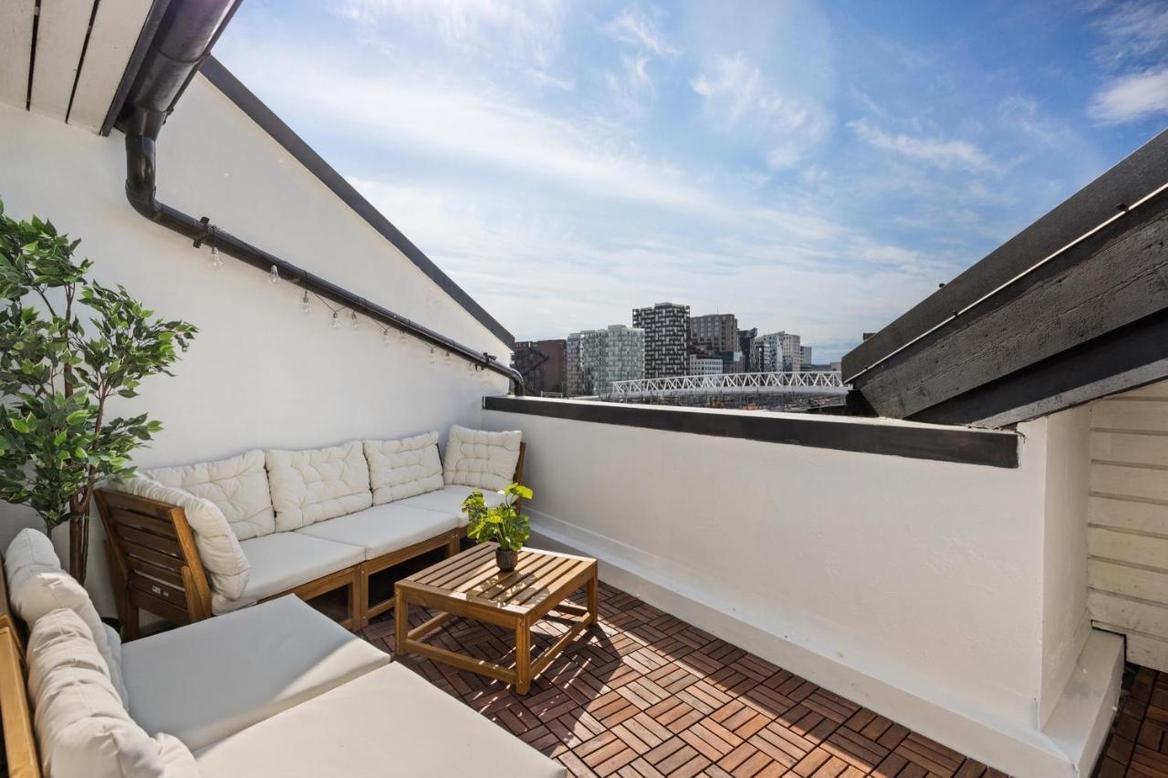 Urban Panorama - New, & Private Terrace Lägenhet Oslo